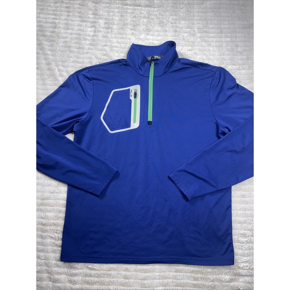 NWOT Ralph Lauren RLX Pullover Men M Half‎ Zip Performance Stretch Lightweight